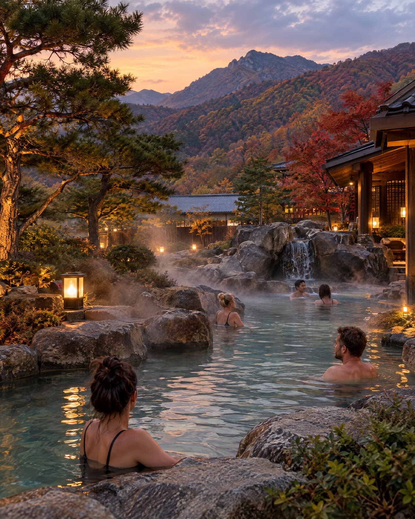 Hot springs & temples